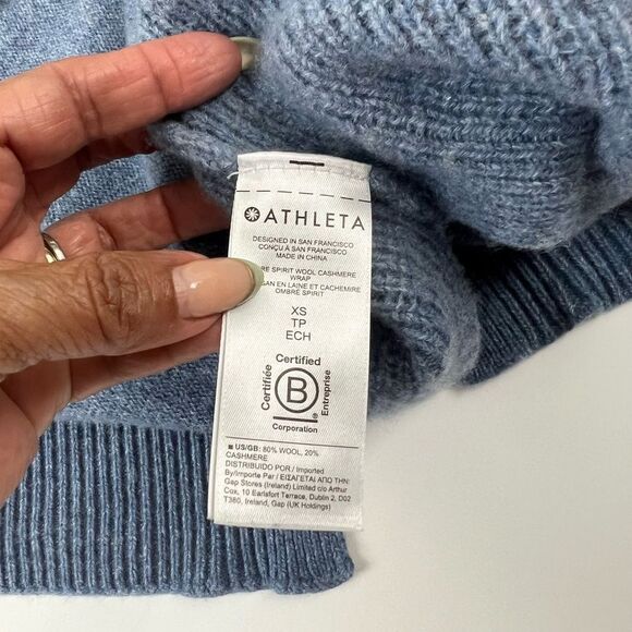 Athleta Ombré Spirit Wool-Cashmere Blend Wrap - Picture 9 of 10
